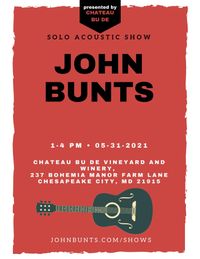 John Bunts - Solo Acoustic Show