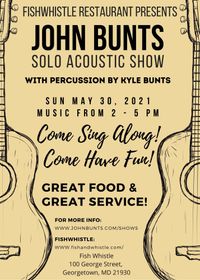 John Bunts -  Acoustic Show with percussion
