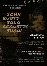 John Bunts - Solo Acoustic