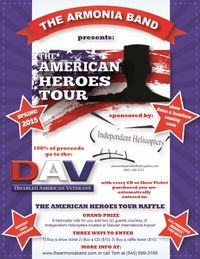 The Armonia Band's 2015 American Heroes Tour. A Benefit Concert for Disabled Veterans.
