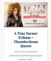 Tina Turner Tribute-Michelle Marshal Audley Reid on sax