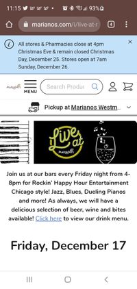 Phil Danzy & Audley Reid @ Mariano's bar