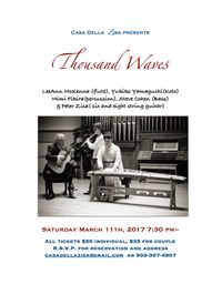Thousand Waves - House Concert