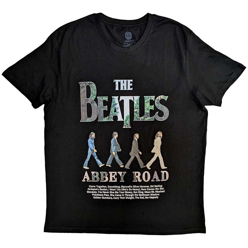 UNISEX ABBEY ROAD SONGS T SHIRT S, M, L, XL, XXL