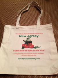 Karen Kamenetsky at the Washington Borough Farmers' Market