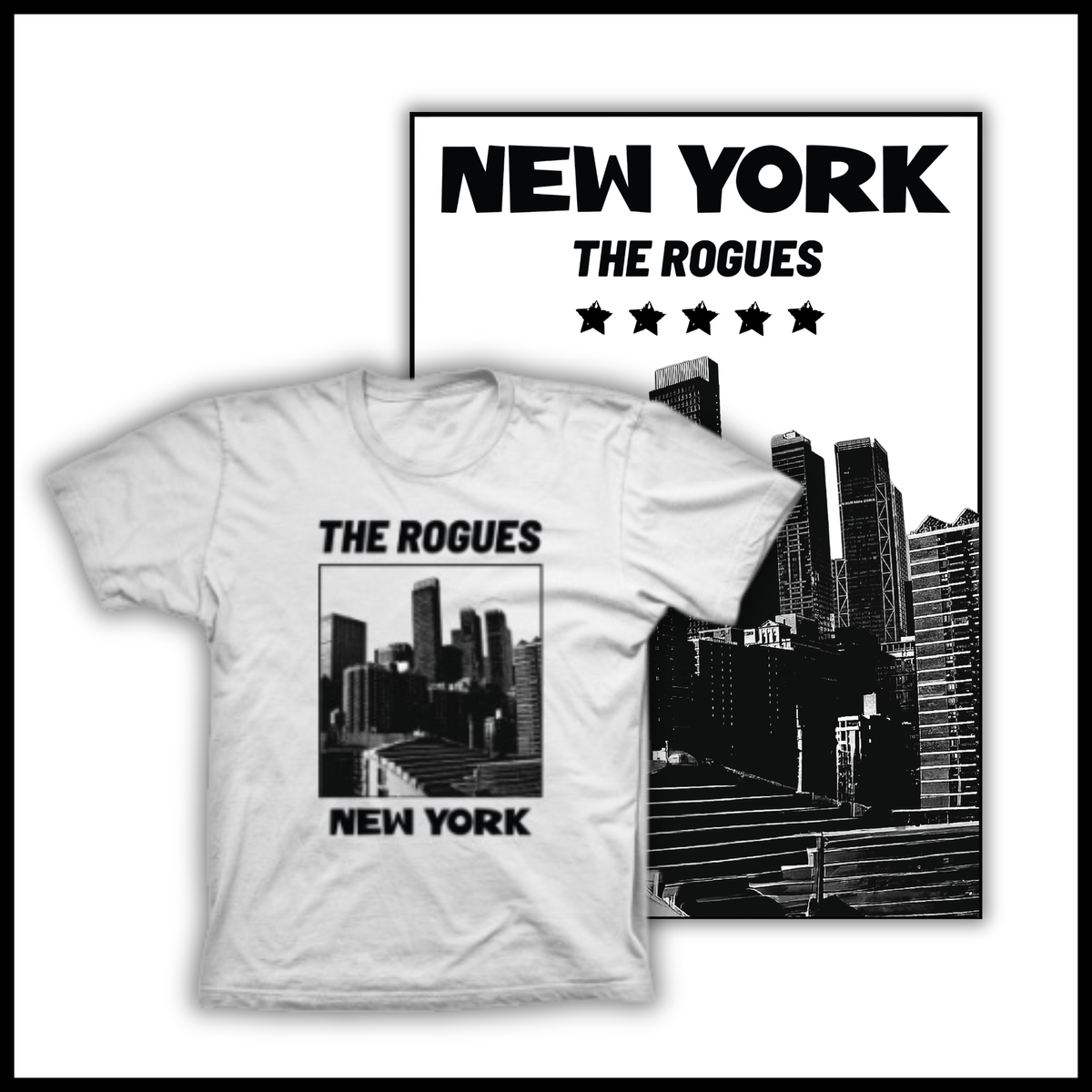 New York: T-Shirt + Signed Poster Bundle