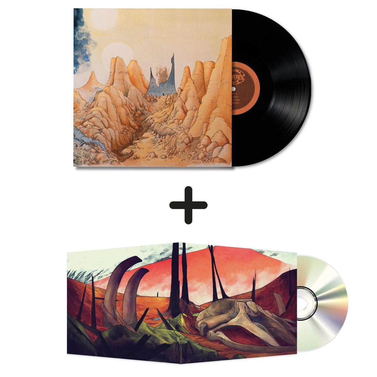 Red Sun Leaves Vinyl & Sykofant CD Bundle