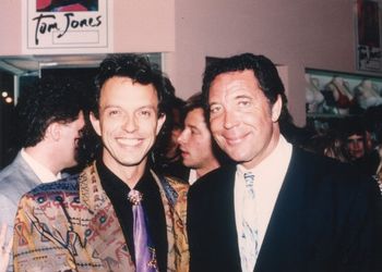 With Tom Jones at his "Star" presentation on Hollywood Blvd's Walk of Fame!
