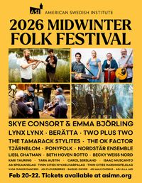 Midwinter Folk Festival at the American Swedish Institute