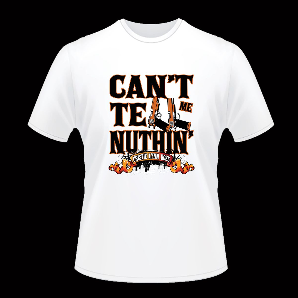 Can't Tell Me Nuthin' Men's/Women's T-Shirt (Black)