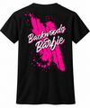 "Backwoods Barbie" (Black) T-Shirt
