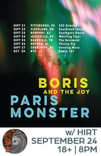 HIRT / Paris Monster / Boris and the Joy