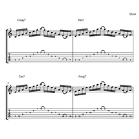 C Major Diatonic Arpeggios Guitar Exercise by Quist