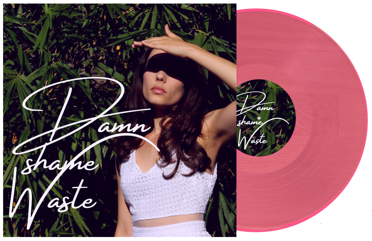 Damn Shame Waste VINYL ONE-OF-A-KIND-COVER ART - Free Shipping