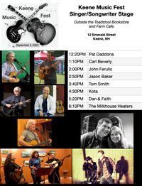 The Keene Music Fest Singer/Songwriter Stage 