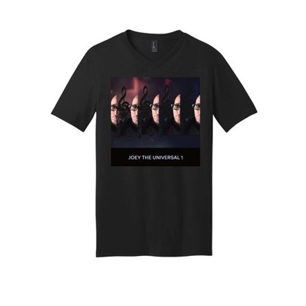 Joey The Universal 1 V-neck T-shirt (Black)