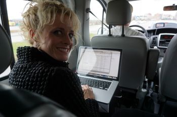On the road
