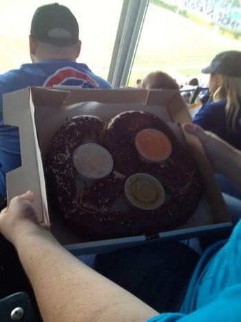 $13 pretzel with Ashley Wheeler! Good stuff!
