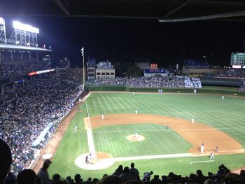 Wrigley Field with the Wheelers. Such a great night!
