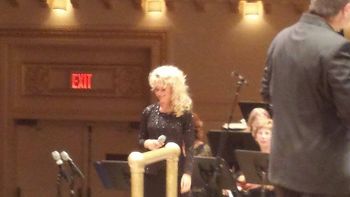 Carnegie Hall soundcheck
