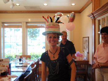Wearing THE Birthday Hat!! :)

