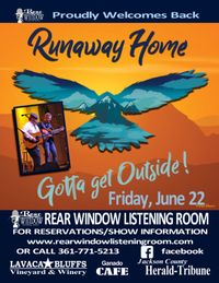 RUNAWAY HOME LIVE! In Concert!