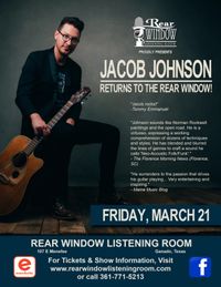 JACOB JOHNSON Returns to the Rear Window!