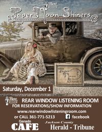 PAPER MOON SHINERS LIVE! AT THE REAR WINDOW!