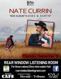 NATE CURRIN "Ashes & Earth" New Album Tour