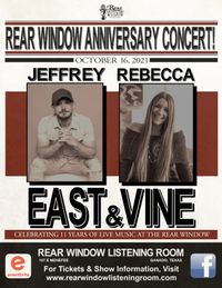 JEFFREY EAST AND REBECCA VINE - 11th ANNIVERSARY CONCERT