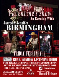 VALENTINE'S SHOW - An Evening with Jarrod & Jennifer Birmingham