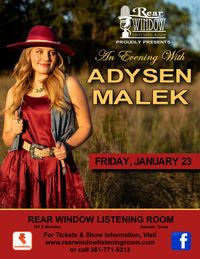An Evening With ADYSEN MALEK
