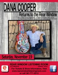 DANA COOPER Returns to the Rear Window