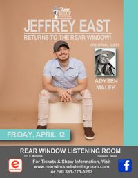 JEFFREY EAST Returns To The Rear Window