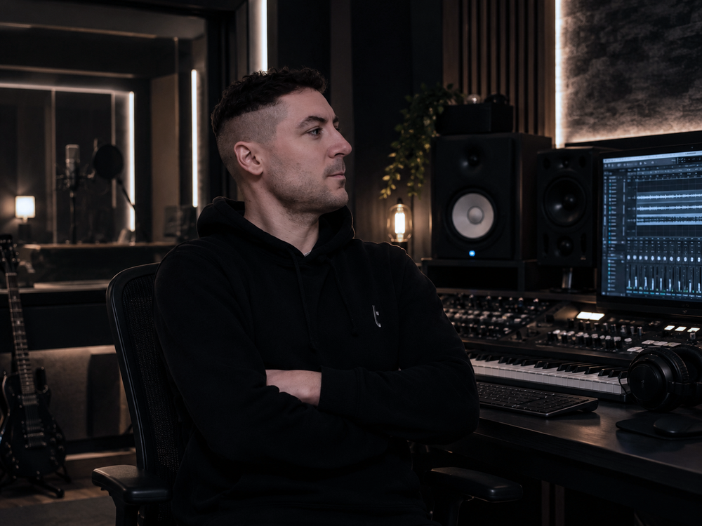 Boris Nech| Music producer at work in the recording studio