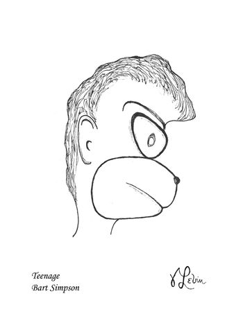 Teenage Bart Simpson
