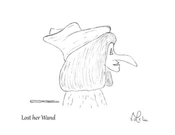 Lost her Wand
