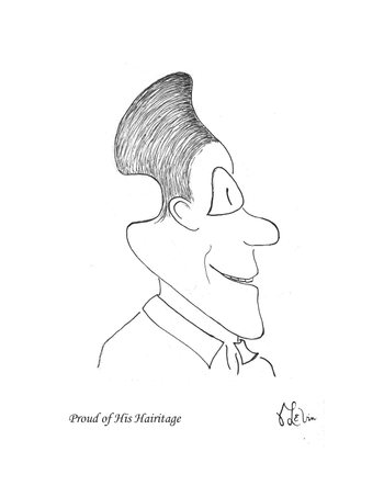 Proud Of His Hairitage
