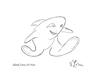 Shark Loves AI Feet
