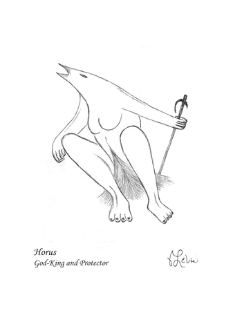 Horus God-King and Protector
