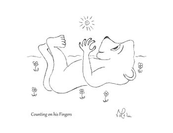 Counting on his Fingers
