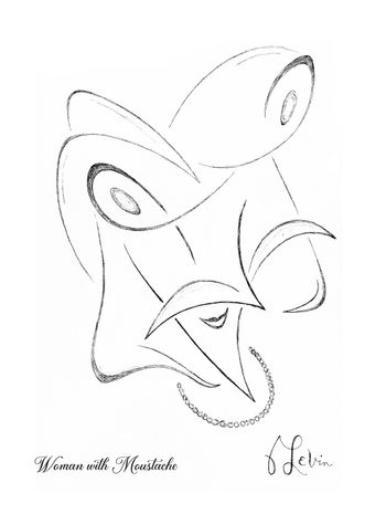 Woman With Moustache
