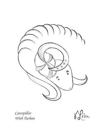 Caterpillar With Turban
