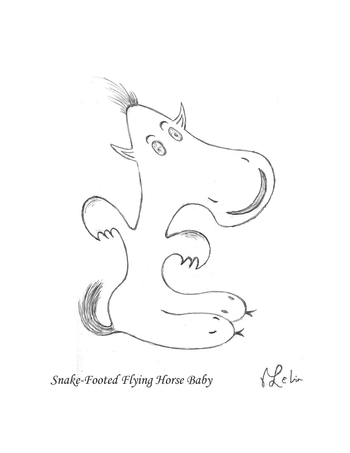 Snake Footed Flying Horse Baby
