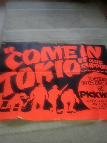 Come in Tokio - Pickwicks Dec 1982
