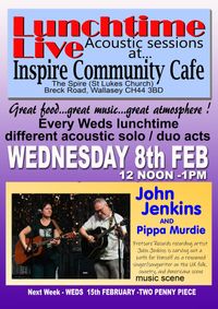 John Jenkins and Pippa Murdie - Inspire Cafe Wallasey