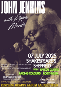 John Jenkins and Pippa Murdie - Live at Shakespeare's Sheffield (RESTLESS HEARTS TOUR )  Special Guests  Robyn Gair & Racing Colours