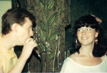 John Kennedy and Siobhan Maher - Rehearsals 1986
