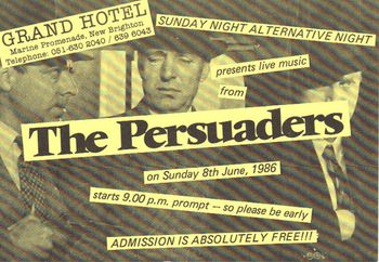 1986 - New Brighton Gig Ticket
