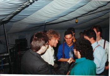 Richard Branson with The Persuaders in 1986
